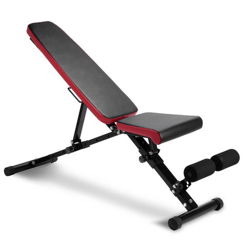 Adjustable Weight Bench Red