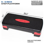 Step Platform Red & Black 2 Levels