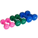 Dumbbell Set with Stand  1/2/3 KG Pink / Green / Blue