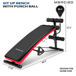Sit Up Bench with Boxing Ball