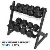 2 Tier Dumbbell Rack