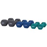 Dumbbell Set with Stand 1/1.5/2 KG Green / Navy / Grey