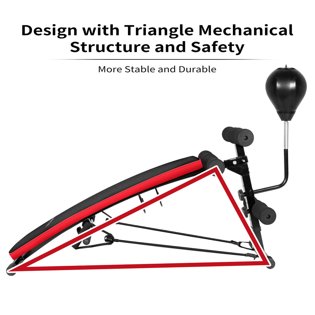 Sit Up Bench with Boxing Ball – MENCIRO