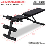 Adjustable Weight Bench Black