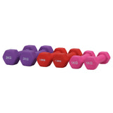 Dumbbell Set with Stand 1/1.5/2 KG Pink / Red / Purple