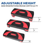 Step Platform Red & Black 3 Levels