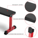 Flat Bench Red