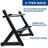 2 Tier Dumbbell Rack